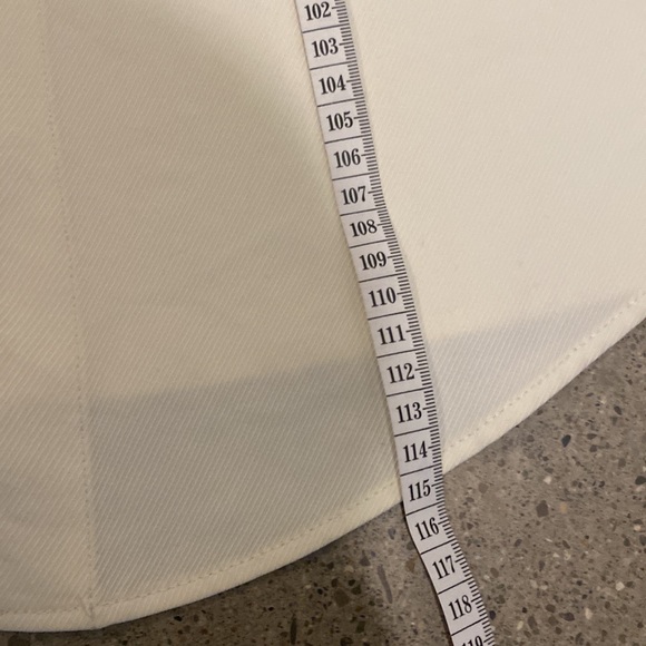 Beautiful white dress from Massimo Dutti no belt, FREE silk scarf - Picture 8 of 15